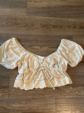 flowy boho crop top